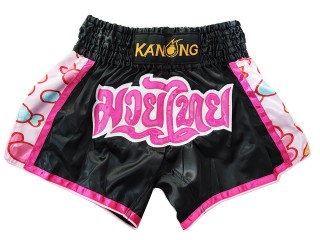 Kanong Kickboxen Hose : KNS-501-Schwarz