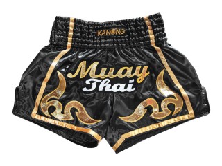 Kanong Kickboxen Hose : KNSRTO-232-Schwarz