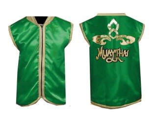 Personalisierte Boxjacke für Cornerman : KNCMJ-121-Grün