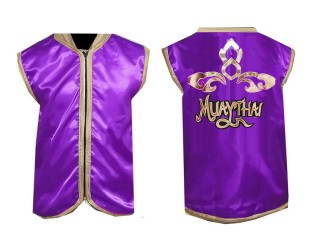 Personalisierte Boxjacke für Cornerman : KNCMJ-121-Lila