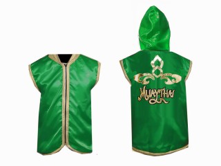 KANONG personalisierte Boxjacke mit Kapuze : KNHOD-121-Grün