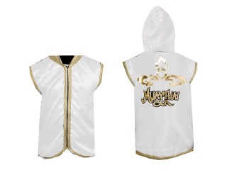 KANONG personalisierte Boxjacke mit Kapuze : KNHOD-121-Weiß