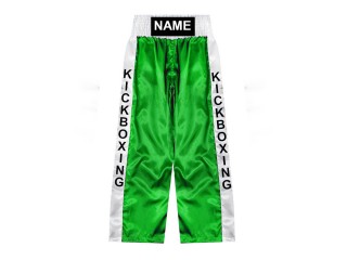 Personalisierte Kickboxhosen : KNPANTS-001-Grün