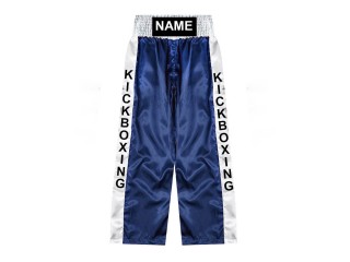 Personalisierte Kickboxhosen : KNPANTS-001-Marineblau