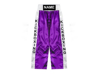 Personalisierte Kickboxhosen : KNPANTS-001-Lila