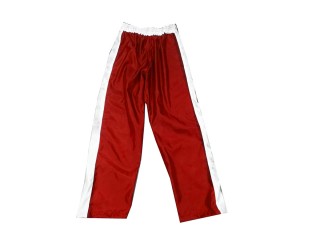 Individualisierte Kickboxhosen : KNPANTS-004-Retro-Rot