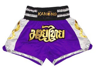 Kanong Thai boxen hosen : KNS-141-Lila