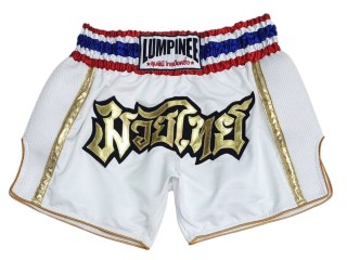 Lumpinee Thai boxen hose : LUMRTO-006-Weiß
