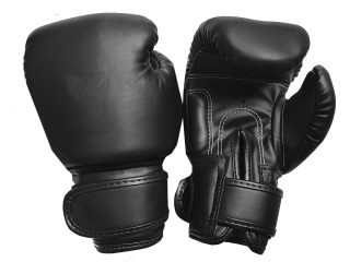 Kanong Kinder Boxhandschuhe : Schwarz (Klassisches Modell)