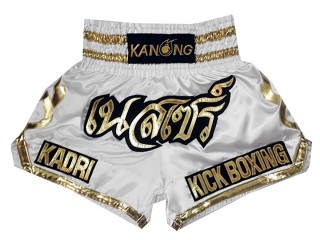 Kanong Personalisierte box hose damen : KNSCUST-1003 Weiß