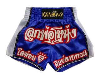 Kanong Personalisierte Kickbox Hosen : KNSCUST-1102 Blau