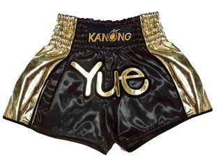 Kanong personalisierte Kickbox Shorts : KNSCUST-1118 Schwarz
