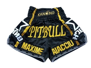 Kanong Kickbox Shorts selber gestalten : KNSCUST-1127 Schwarz
