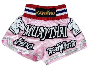 Kanong personalisierte Kickbox Shorts : KNSCUST-1147 Rosa