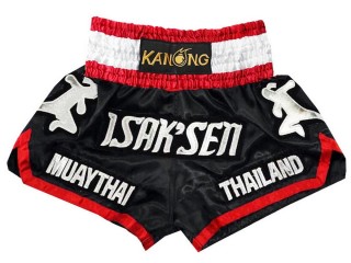 Kanong Kickboxhose mit eigenen namen : KNSCUST-1168 Schwarz