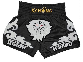 Kanong Personalisierte Kickbox Shorts : KNSCUST-1189 Schwarz