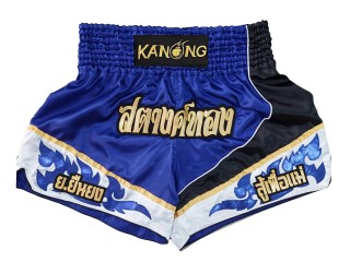 Kanong personalisierte Kickboxhose : KNSCUST-1230 Blau