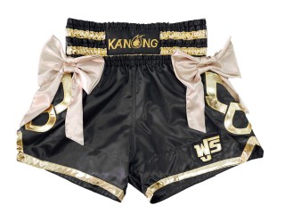 Kanong personalisierte Kickbox Shorts : KNSCUST-1232 Schwarz