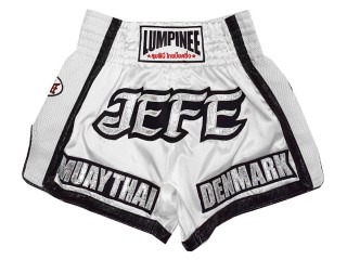 Kanong personalisierte Muay Thai Hosen : KNSCUST-1244-Weiß