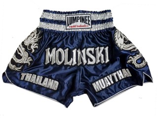 Kanong personalisierte Kickbox Shorts : KNSCUST-1251-Marine