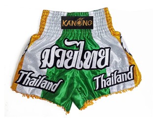 Kanong Personalisierte Kickboxhose : KNSCUST-1252-Grün