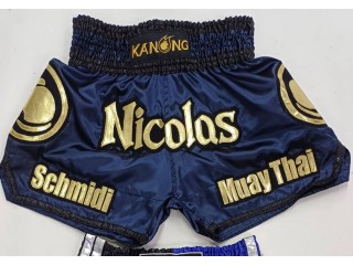 Kanong Personalisierte Kickboxhose : KNSCUST-1254 Marine