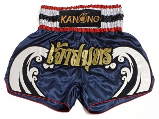 Kanong Kickbox Shorts selber gestalten : KNSCUST-1259 Marine
