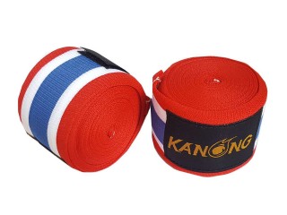 Kanong Boxbandagen : Rot/Weiß/Blau