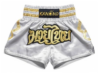 Kanong Kickboxen Hose : KNS-121-Silber