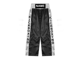 Personalisierte Kickboxhosen : KNPANTS-001-Schwarz