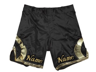 Personalisierte MMA Shorts selbst gestalten : Schwarz