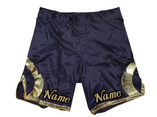 Personalisierte MMA Shorts selbst gestalten : Marineblau