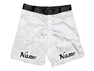 Personalisierte MMA Hose : Weiß