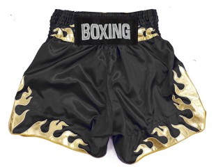 Boxhosen mit namen : KNBSH-038-Schwarz-Gold