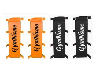 Personalisierte Eckkissen für Boxringe - Boxring Eckpolster 4tlg : Orange/Schwarz