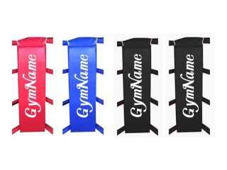 Personalisierte Eckkissen für Boxringe - Ecke boxring 4tlg : Rot/Blau/Schwarz