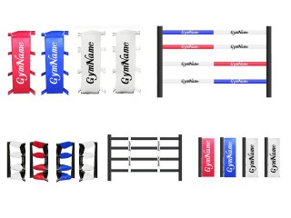 Benutzerdefiniertes Boxring-Abdeckungsset: Rot/Blau/Weiß