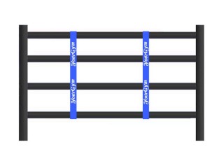 Personalisierte Zwischenverbindungen Ringseile  : Blau