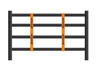 Personalisierte Boxring Seilabstandshalter : Orange