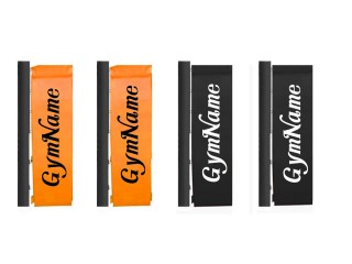 Personalisierte Boxring Spannschlossabdeckung  4tlg : Orange/Schwarz