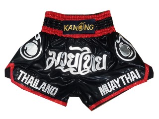 Kanong Kickbox Shorts Kick boxen hose : KNS-118-Schwarz