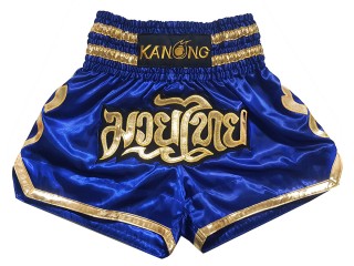 Kanong Kickbox-Shorts Kickboxen Hose : KNS-121-Blau