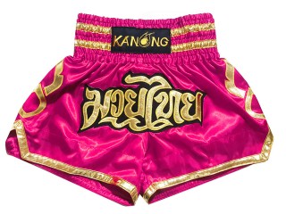 Kanong Kickboxhose : KNS-121-Dunkelpink