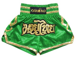 Kanong Kickbox-Shorts Kickboxen Hose : KNS-121-Grün