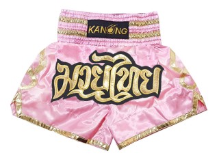 Kanong Kickbox-Shorts Kickboxen Hose : KNS-121-Rosa