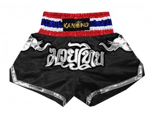 Kanong Kickbox-Shorts Kickboxen Hose : KNS-125-Schwarz