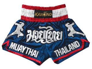 Kanong Kickbox-Shorts Kick-box Hosen : KNS-133-Marinenblau