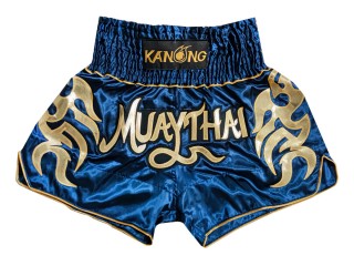 Kanong thai boxhose : KNS-134-Marinenblau