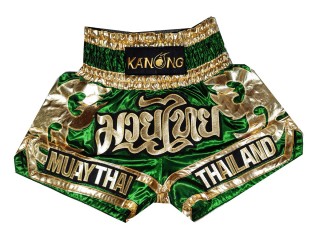 Kanong Kick box Hosen : KNS-136-Grün