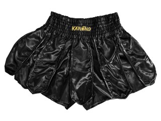 Kanong Kickbox Shorts Kick box Hosen : KNS-139-Schwarz